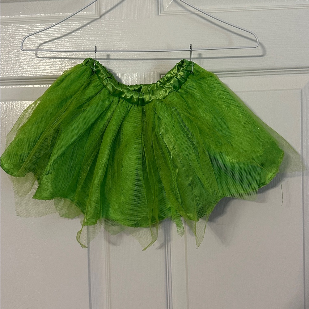 Vibrant Green Tulle Skirt